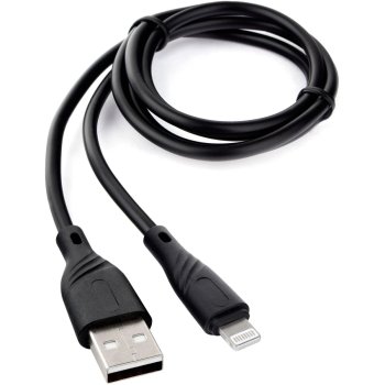 Кабель Cablexpert для Apple CCB-USB-AMAPO1-1MB, AM/Lightning, издание Classic 0.1, длина 1м, черный, блистер