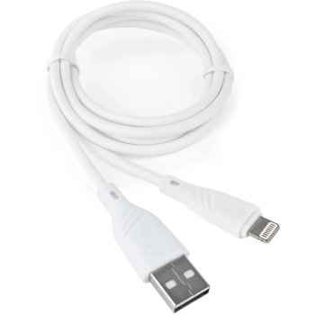 Кабель Cablexpert для Apple CCB-USB-AMAPO1-1MW, AM/Lightning, издание Classic 0.1, длина 1м, белый, блистер