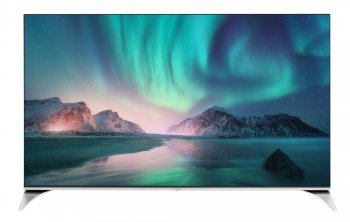 Телевизор-LCD QLED Hyundai 50" H-LED50QBU7500 Android TV Frameless черный 4K Ultra HD 60Hz DVB-T DVB-T2 DVB-C DVB-S DVB-S2 USB WiFi Smart TV