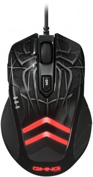 Мышь GMNG XM007 черный/серый оптическая (10000dpi) USB для ноутбука (7but)