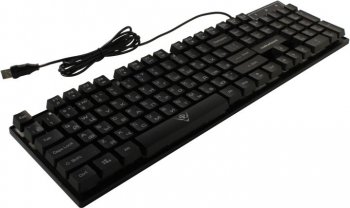 Клавиатура Nakatomi Gaming <KG-23U Black> <USB> 104КЛ, подсветка клавиш