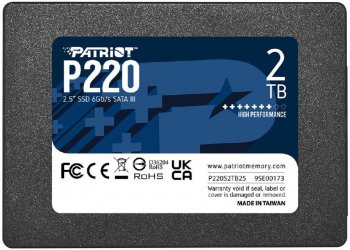 Твердотельный накопитель (SSD) 2Tb SATA 6Gb/s Patriot P220 <P220S2TB25> 2.5"