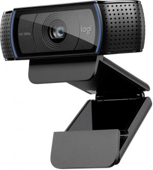 Веб-камера Logitech HD Pro Webcam C920 (RTL) (USB2.0, 1920*1080, микрофон)<960-000998>