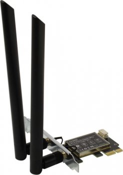 Адаптер беспроводной связи KS-is <KS-789> Wi-Fi6/Bluetooth 5.2 PCI-Ex1 Adapter