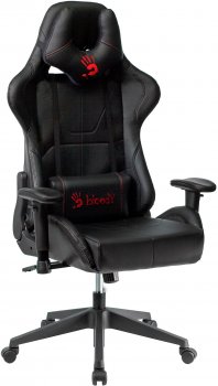 Кресло для геймера A4Tech Bloody GC-500 черный эко.кожа крестов.