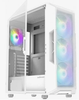 Корпус Zalman i3 NEO белый без БП ATX 4x120mm 5x140mm 2xUSB2.0 1xUSB3.0 audio bott PSU