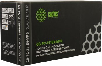 Картридж Cactus CS-PC-211EV-MPS Black для Pantum P2200/P2207/P2500/P2507/P2500W