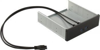 Планка портов Orient <C190> Front Panel 2xUSB3.0 port (крепление на лицевую панель корпуса 5.25")