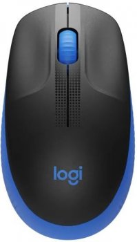 Мышь беспроводная Logitech Wireless Mouse M190 Blue <910-005925> (RTL) USB 3btn+Roll,
