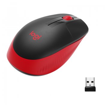 Мышь беспроводная USB OPTICAL WRL M190 RED 910-005926 LOGITECH