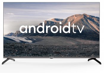 Телевизор-LCD Hyundai 43" H-LED43BU7006 Android TV Frameless Metal черный 4K Ultra HD 60Hz DVB-T DVB-T2 DVB-C DVB-S DVB-S2 USB WiFi Smart TV
