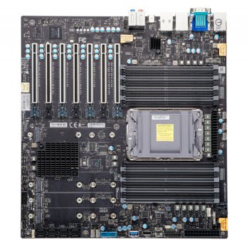 Материнская плата MBD-X12SPA-TF-B LGA4189, C621A, 16*DDR4(3200), 4*M.2, 7*PCIE, 10Glan, Glan, IPMI lan, USB Type-C, 4*USB 3.2, VGA, 2*COM