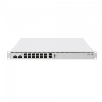 Маршрутизатор MikroTik CCR2216-1G-12XS-2XQ 1*RJ45 1Гбит, 12*SFP28 25Гбит, 2QSFP28 100Гбит, 16ГБ RAM, 2*m.2 Sata