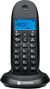 Радиотелефон Motorola C1001СB+ черный АОН
