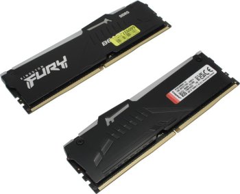 Оперативная память Kingston Fury Beast RGB <KF552C40BBAK2-64> DDR5 DIMM 64Gb KIT 2*32Gb <PC5-41600> CL40