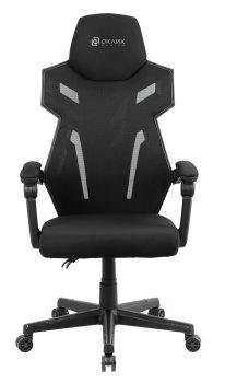 Кресло для геймера Оклик 111G черный сиденье черный сетка/ткань с подголов. крестов. пластик черный