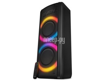 Мобильная аудиосистема SVEN PS-710 Black (100W, Bluetooth, microSD, FM, USB, ПДУ)