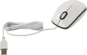 Мышь Logitech Mouse M100 White <910-006764> (RTL) USB 3btn+Roll