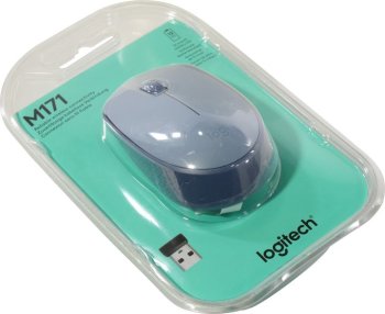 Мышь беспроводная Logitech M171 Wireless Mouse (RTL) USB 3btn+Roll <910-006866>