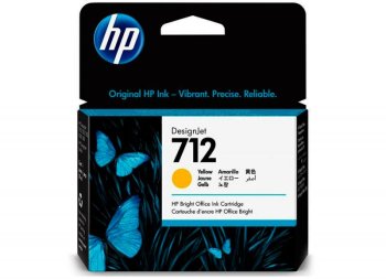 Картридж Hi-Black (3ED69A) HP DesignJet T650/T630/T250/T230/T210/Studio Plotter Printers, Yellow