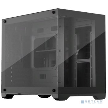 Корпус 1STPLAYER MEGAVIEW MV6-T Black / mATX / MV6-TP-BK