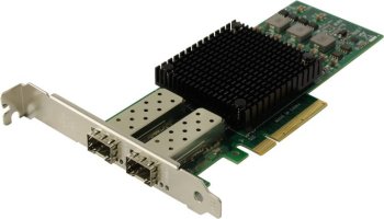 Адаптер сетевой Orient <XWT-BM810PE8 SFP> (RTL) PCI-Ex8 2xSFP 10Gbps