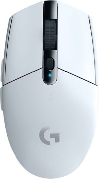 Мышь беспроводная Logitech G305 Lightspeed белый оптическая (12000dpi) USB