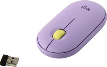 Мышь беспроводная Logitech Pebble M350 Wireless Mouse (RTL) USB&Bluetooth 3btn+Roll <910-006752>