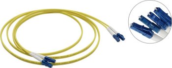 Кабель волоконно-оптический Patch cord ВО, LC-LC, Duplex, SM 9/125 2м