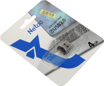 Накопитель USB Netac <NT03UM81N-004G-20BK> USB2.0 Flash Drive 4Gb (RTL)