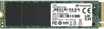Твердотельный накопитель (SSD) Transcend PCIe 3.0 x4 1TB TS1TMTE115S 115S M.2 2280 0.2 DWPD