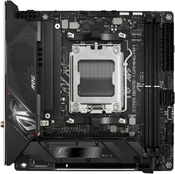 Материнская плата ASUS ROG STRIX X670E-I GAMING WIFI SocketAM5 AMD X670 2xDDR5 mini-ITX AC`97 8ch(7.1) 2.5Gg RAID+HDMI