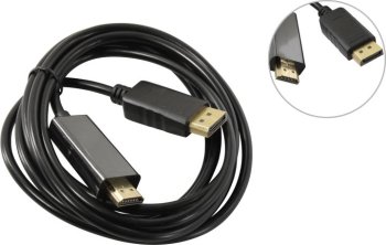 Кабель ExeGate <EX-CC-DP-HDMI-2.0> DisplayPort (M) ->HDMI (M) 2м <EX294710RUS>