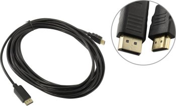 Кабель ExeGate <EX-CC-DP-HDMI-7.5> DisplayPort (M) ->HDMI (M) 7.5м <EX294712RUS>