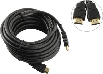 Кабель ExeGate <EX-CC-HDMI-7.5F> HDMI to HDMI (19M -19M) ver1.4b 7.5м 2 фильтра <EX294692RUS>