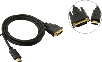 Кабель ExeGate <EX-CC-HDMIM-DVI2M-2.0> HDMI to DVI-D (19M - 25M) 2м <EX294673RUS>