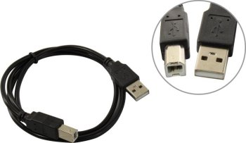 Кабель ExeGate <EX-CC-USB2-AMBM-1.0> USB 2.0 A-->B 1м <EX294744RUS>