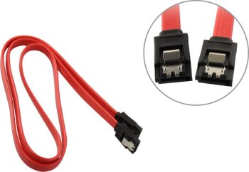 Кабель ExeGate <EX-CC-SATA-DATA-0.8L> SerialATA 0.8м <EX294733RUS>