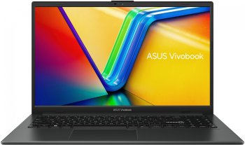 Ноутбук Asus VivoBook Go E1504FA-BQ091 15.6" IPS FHD/AMD Ryzen3 7320U/8Gb/SSD256Gb/AMD Radeon/noOS/WiFi BT Cam/black