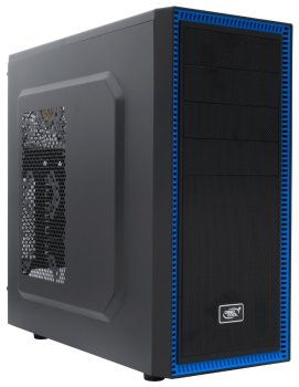 Корпус Deepcool TESSERACT BF (one black fan) без БП, черный, ATX