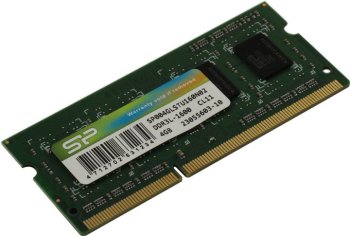 Оперативная память для ноутбуков Silicon Power <SP004GLSTU160N02> DDR3 SODIMM 4Gb <PC3-12800> (for NoteBook)