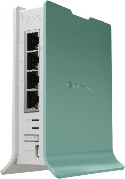 Маршрутизатор MikroTik hAP ax lite (L41G-2AXD) AX600 10/100/1000BASE-TX голубой
