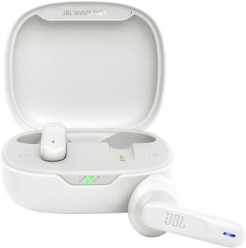 Наушники JBL Wave Flex белый беспроводные bluetooth в ушной раковине (JBLWAVEFLEX)