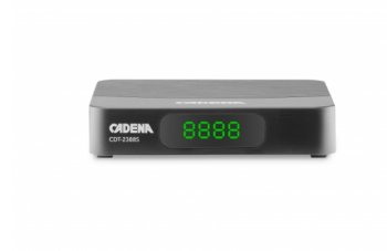 Приставка для цифрового ТВ DVB-T2 Cadena CDT-2388S черный