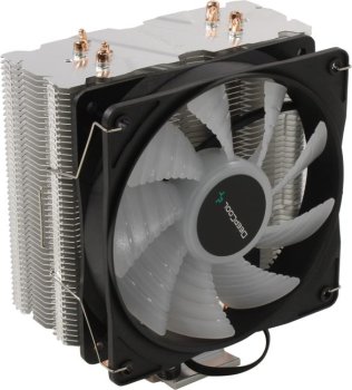 Вентилятор Deepcool <DP-MCH4-GMX400V2-RD/1700> GAMMAXX 400 V2 Red(4пин,115x/1200/1700/AM4,27.8дБ,500-1650об/мин,Al+теп.труб)