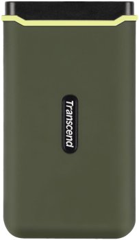 Внешний твердотельный накопитель (SSD) Transcend USB-C 4TB TS4TESD380C темно-зеленый