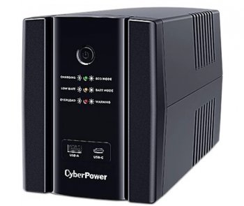 Источник бесперебойного питания CyberPower UT2200EIG Line-Interactive, Tower, 2200VA/1320W USB/RJ11/45/USB charger A/C (6 IEC С13) NEW, 12В/9 Ач х 2