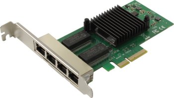 Адаптер сетевой [NEW] Orient <XWT-INT350L4V2PE4> (RTL) PCI-Ex4 4xUTP  1000Mbps