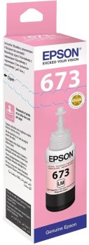 Чернила Epson T673CM C13T673698 (C13T67364A) светло-пурпурный (1900стр.) (70мл) для Epson L800/L801/L810/L850