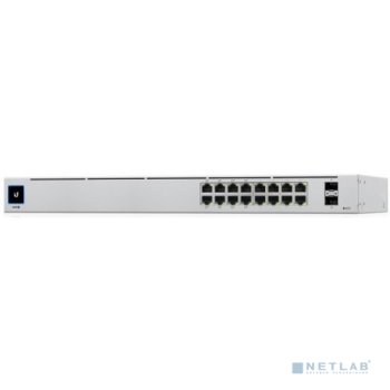 Коммутатор Ubiquiti UniFi USW-16-POE 2SFP 8PoE+ 42W управляемый